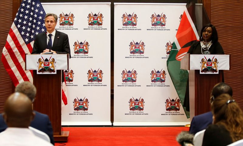 U.S. Secretary of State Antony Blinken and Kenya’s Cabinet Secretary