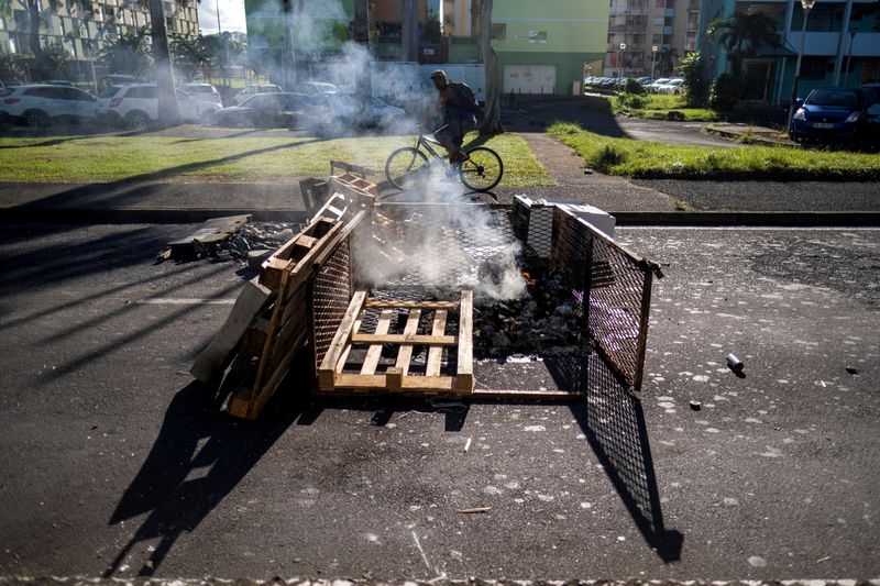 French police reinforcements monitor unrest over COVID-19 restrictions on Guadeloupe