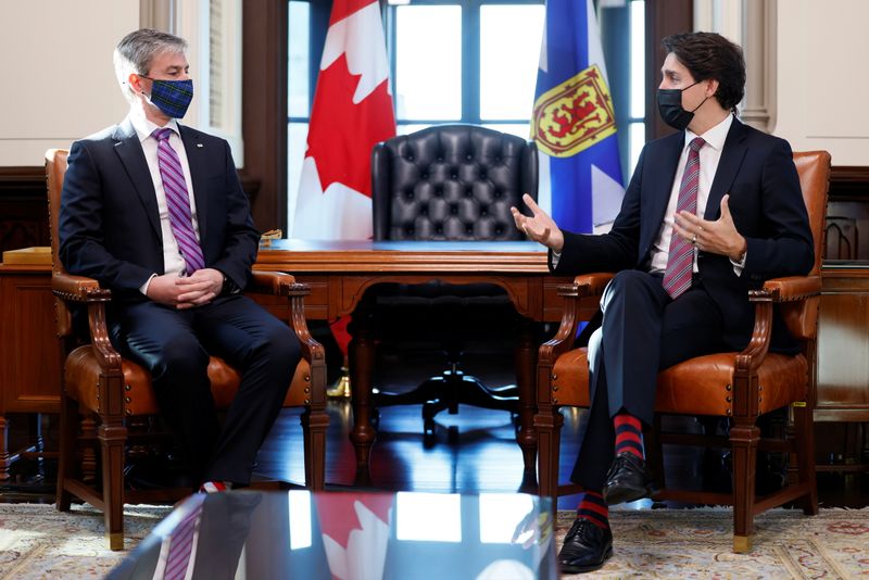 Nova Scotia’s Premier Tim Houston meets with Canada’s Prime Minister