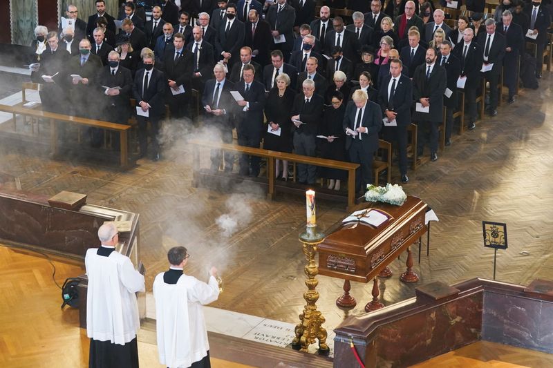 Requiem mass for British MP David Amess at Westminster Cathedral