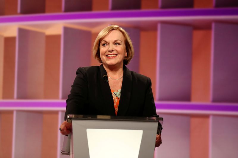 National leader Collins participates in a televised debate in Auckland