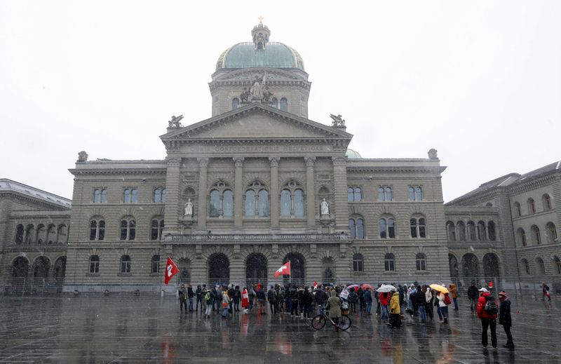Referendum about Swiss COVID-19 law, in Bern