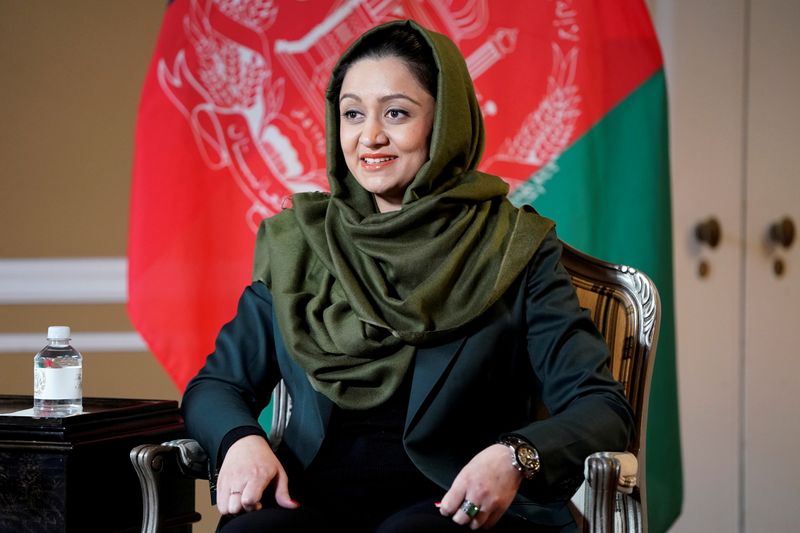 FILE PHOTO: Afghan Ambassador to the United States Roya Rahmani