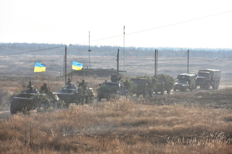 Military drills of the Ukrainian Air Assault Forces in Zhytomyr