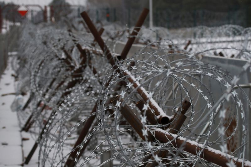 FILE PHOTO: Migrant crisis on the Polish-Belarusian border