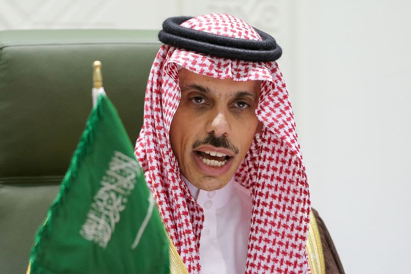 FILE PHOTO: Saudi Arabia’s Foreign Minister Prince Faisal bin Farhan