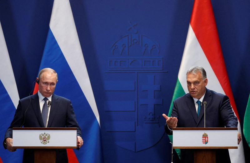 Hungarian Prime Minister Viktor Orban and Russian President Vladimir Putin