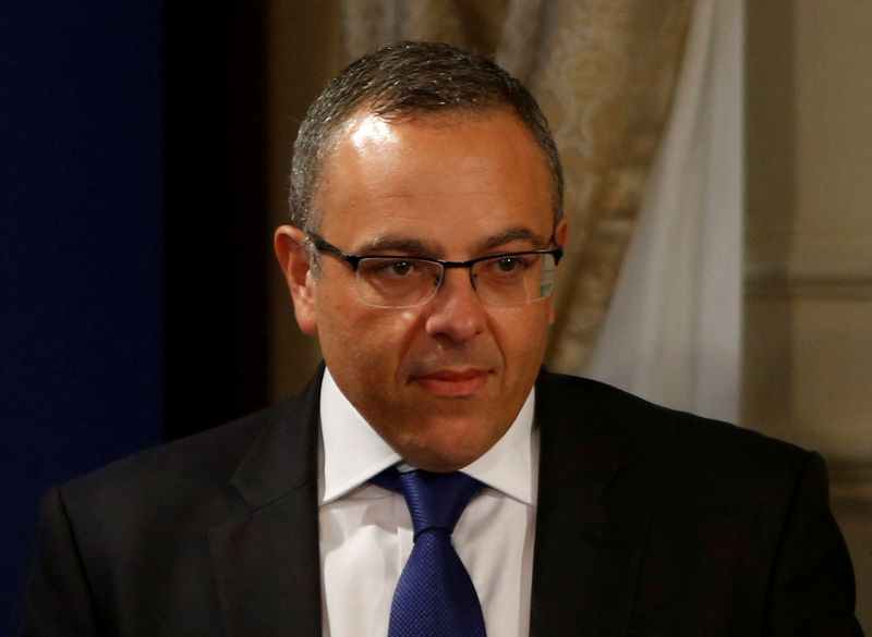 FILE PHOTO: Keith Schembri, Chief of Staff in the office