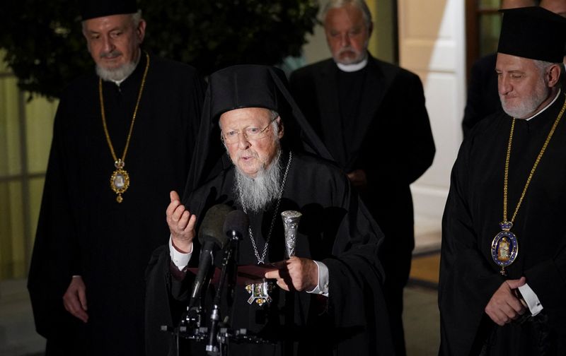 Ecumenical Patriarch Bartholomew speaks at the White House  in