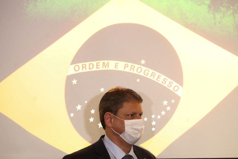 FILE PHOTO: Brazil’s Minister of Infrastructure Tarcisio Gomes de Freitas