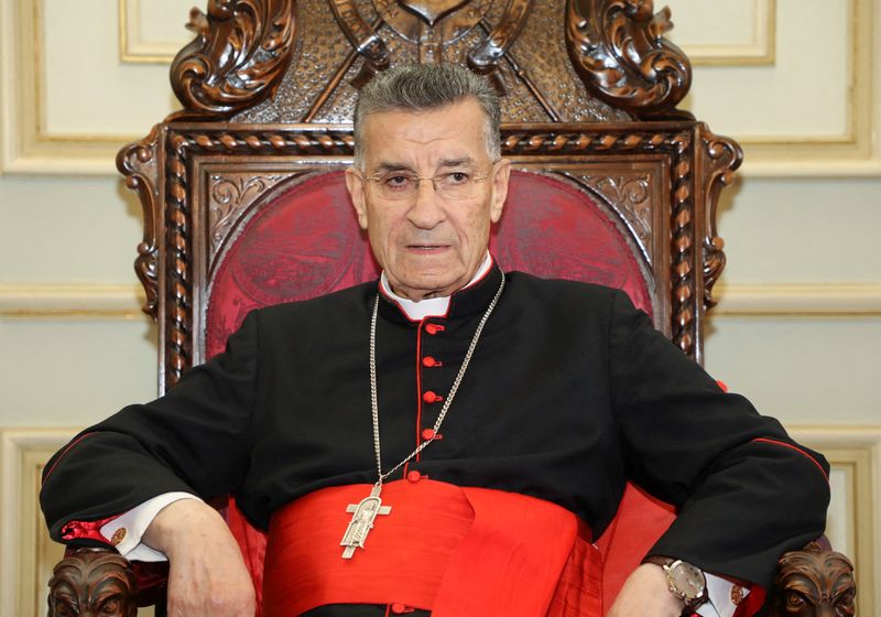FILE PHOTO: Maronite Patriarch Bechara Boutros Al-Rai is pictured while