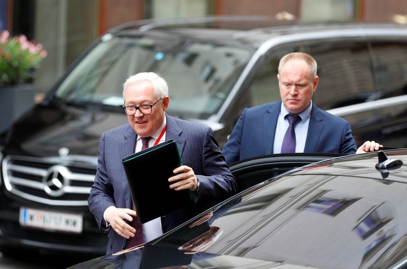 FILE PHOTO: Russian Deputy Foreign Minister Sergei Ryabkov arrives for