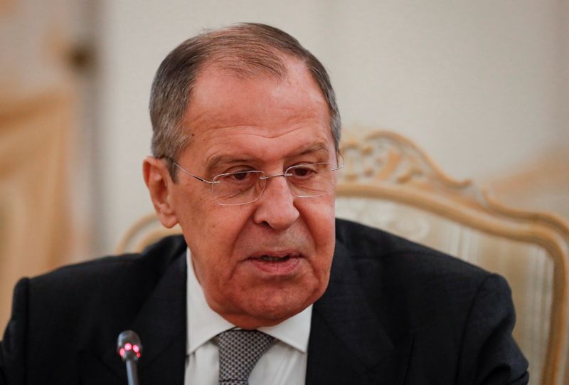 Russia’s Foreign Minister Sergei Lavrov meets Mexico’s Foreign Minister Marcelo
