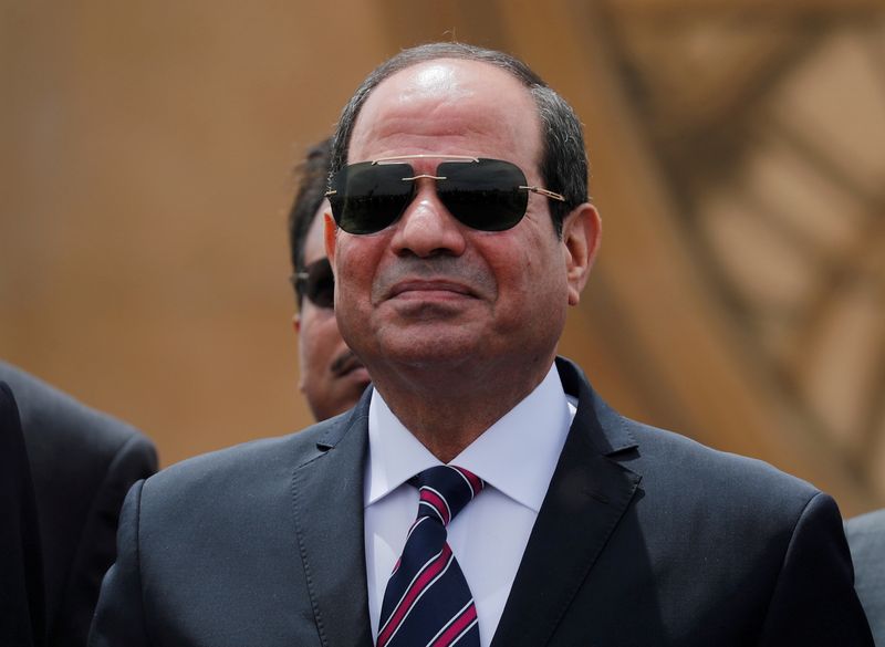 FILE PHOTO: Egyptian President Abdel Fattah al-Sisi attends the opening