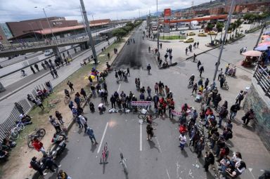 Anti-government demonstrations continue in Bogota