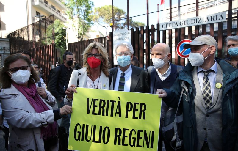 Trial sought in Italy of Egyptians charged over Regeni murder