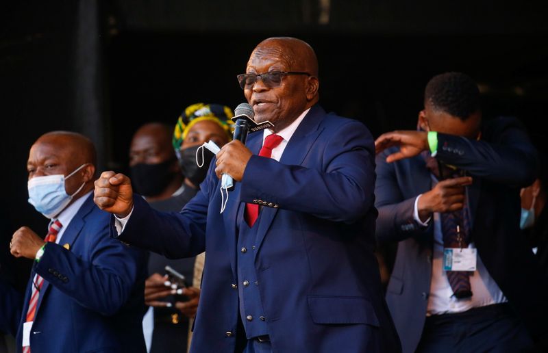 South Africa’s former President Zuma appears at the High Court