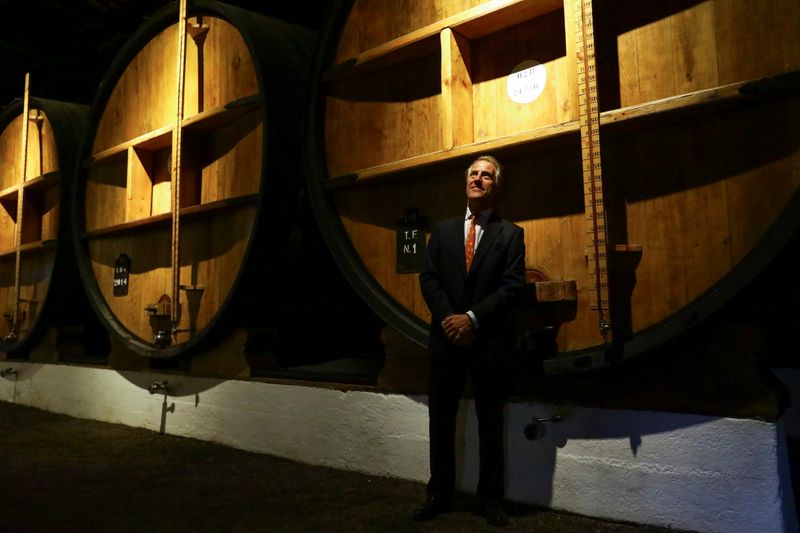 Taylor’s Port Wine chief executive Adrien Bridge poses for a