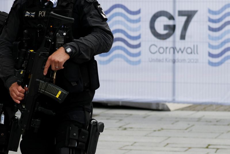 Preparations for the G7 leaders summit in Cornwall
