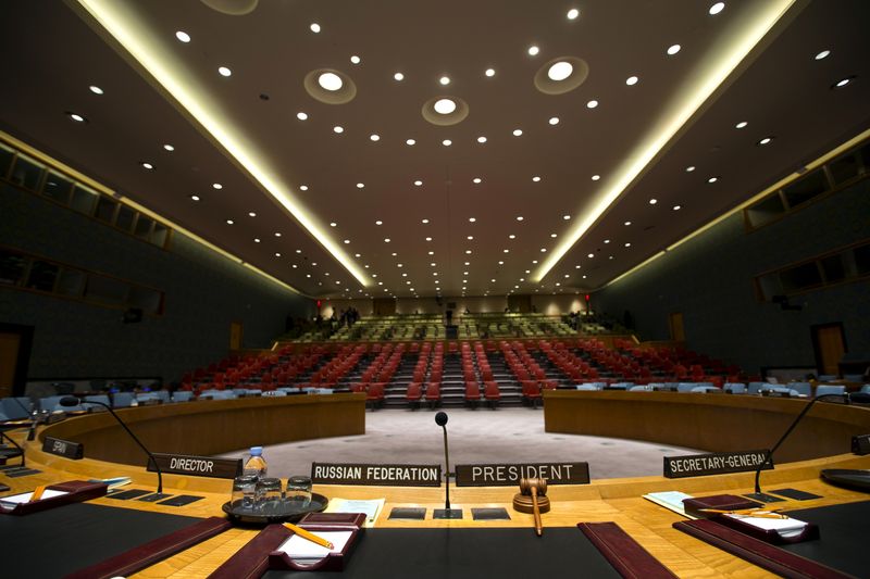 FILE PHOTO: U.N. Security Council chamber