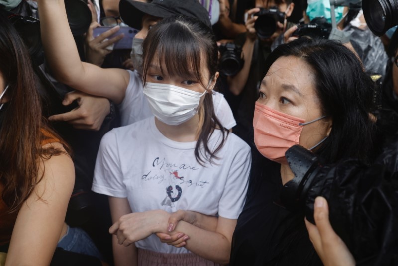 Pro-democracy activist Agnes Chow releases from prison after serving nearly