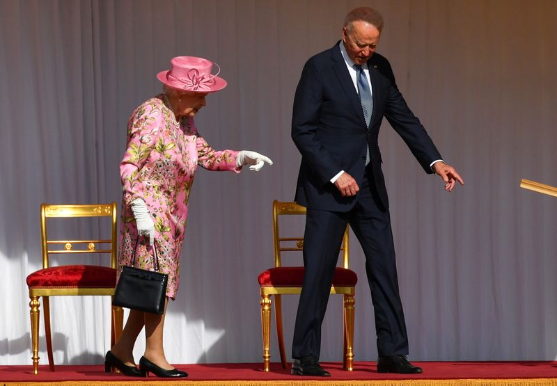 U.S. President Biden and first lady meet Britain’s Queen Elizabeth