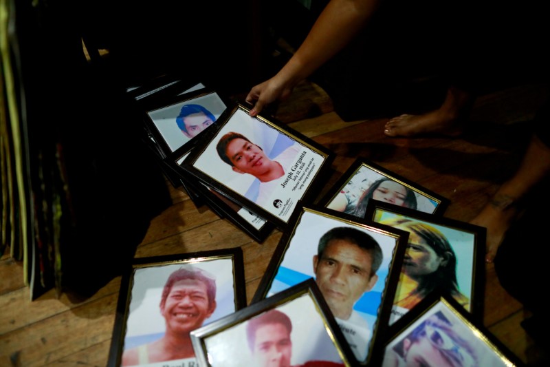 FILE PHOTO: Grieving families in Philippine drugs war turn to