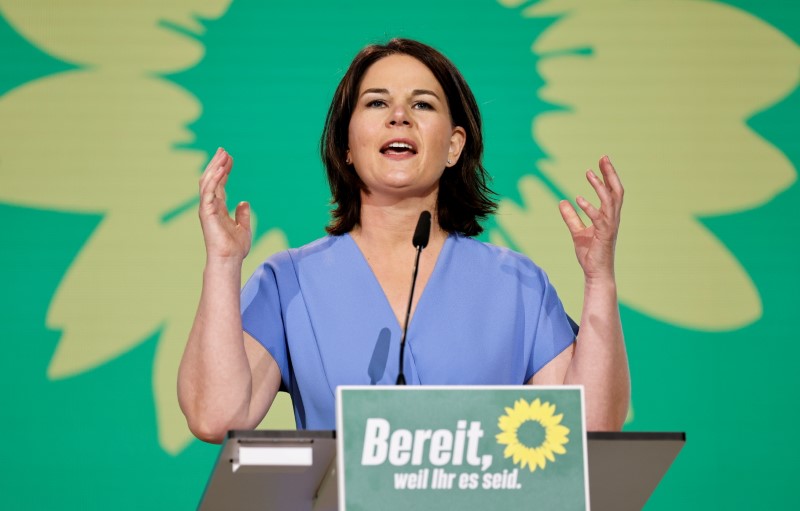 FILE PHOTO: Greens hold party meeting in Berlin