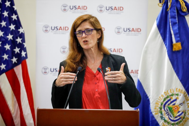 Samanta Power, administrator of the United States Agency for International