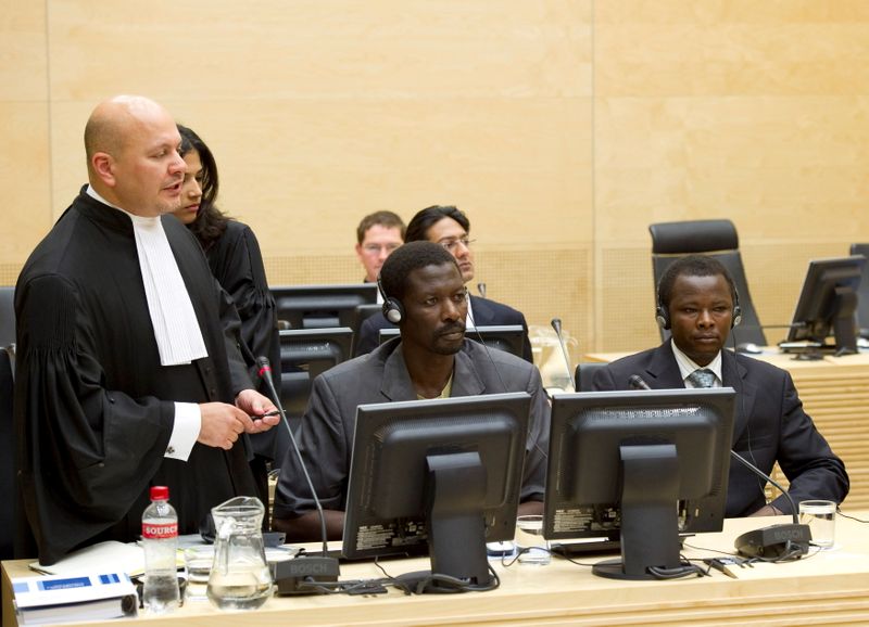 FILE PHOTO: Lawyer Khan speaks at the ICC in The