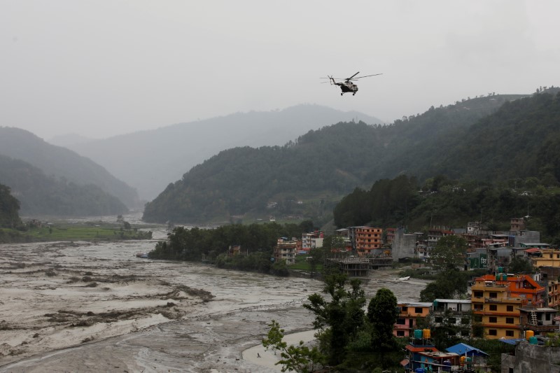 FILE PHOTO: Flash floods in Sindhupalchok