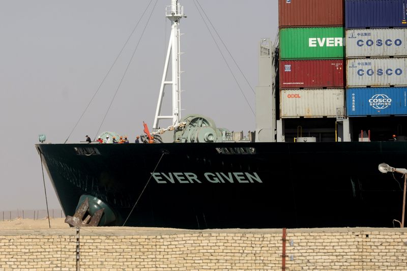 FILE PHOTO: Ship Ever Given, one of the world’s largest