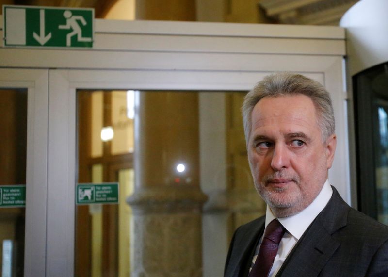 FILE PHOTO: Ukrainian oligarch Dmytro Firtash arrives at court in