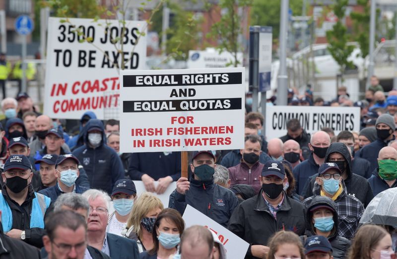 Brexit protest to increase the share of fishing quotas in