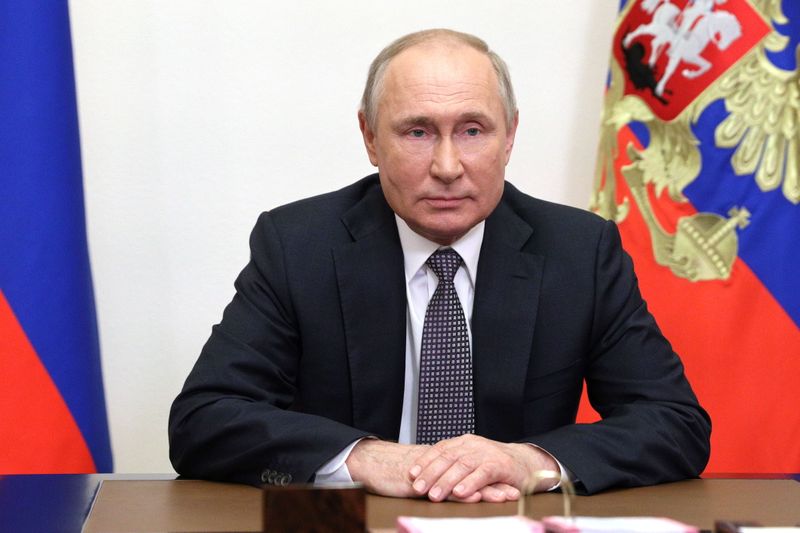 Russian President Putin addresses participants of the IX Moscow Conference