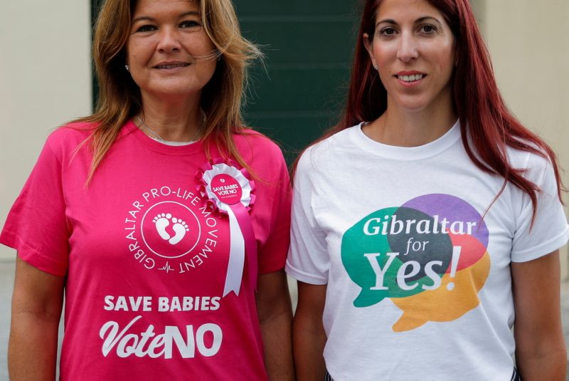 FILE PHOTO: Gibraltar holds referendum on abortion