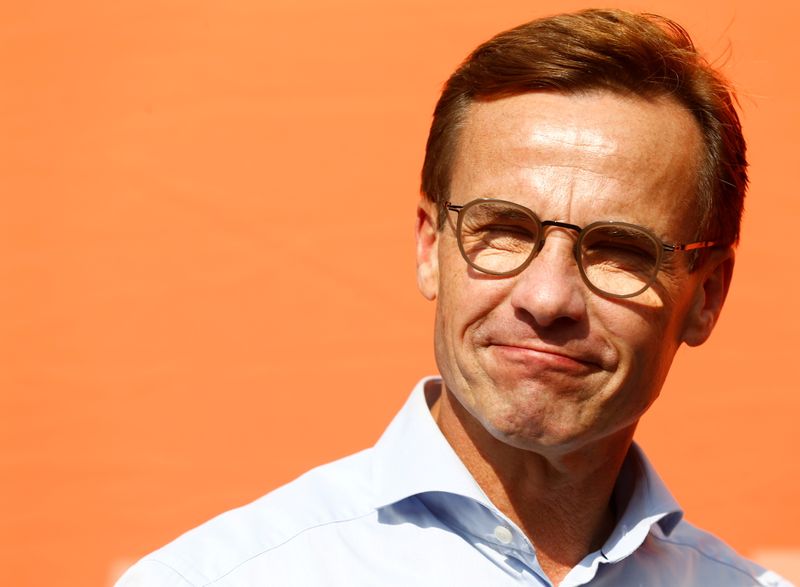 FILE PHOTO: Sweden’s Moderate Party leader Ulf Kristersson during the