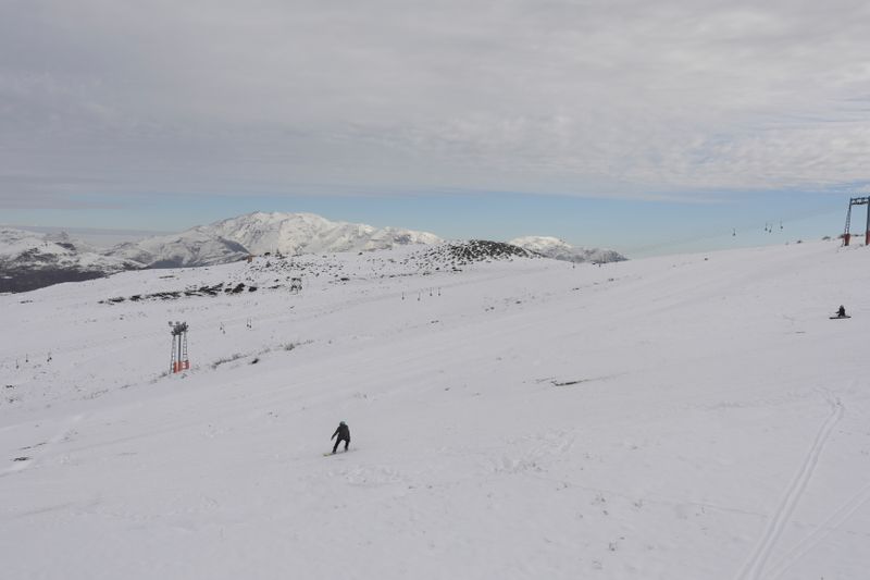 Snowfall delights Chileans, with locals enjoying the slopes again since