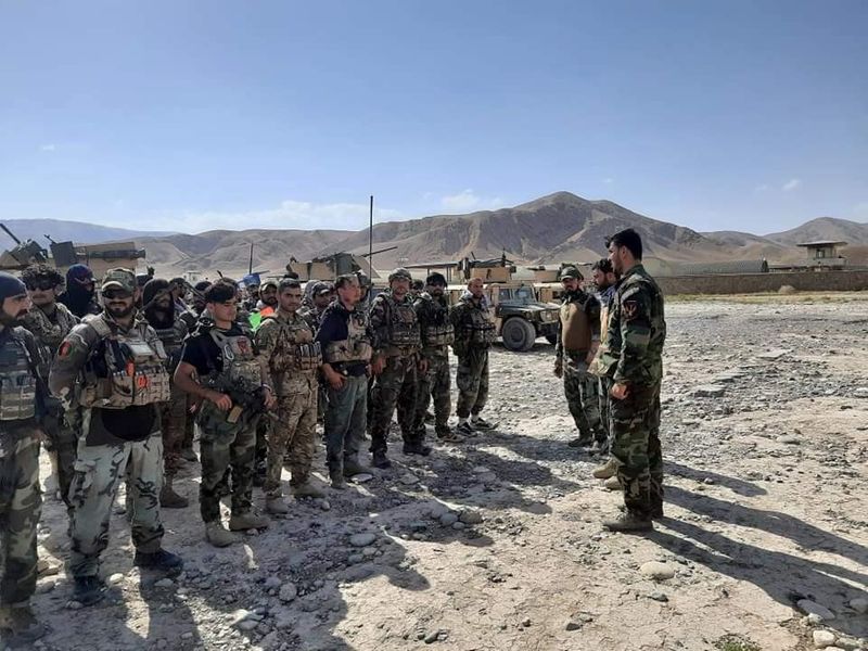 Afghan Commandos arrive to reinforce the security forces in Faizabad