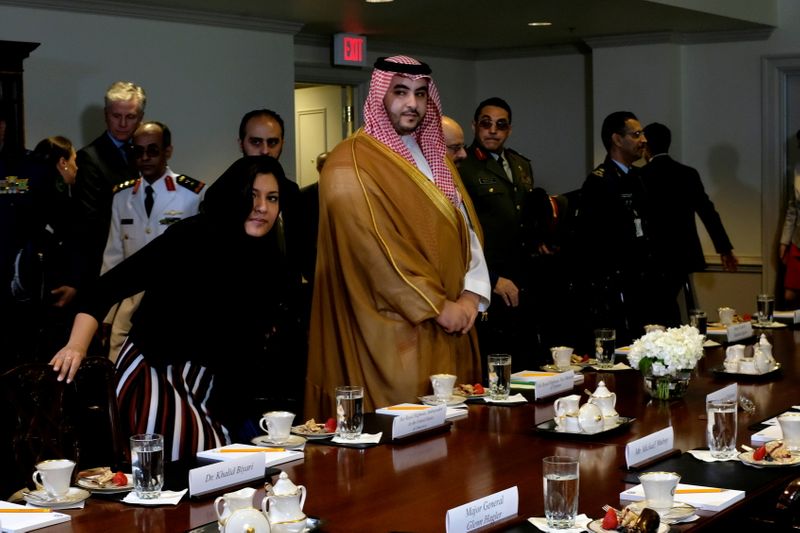 FILE PHOTO: Saudi Arabia’s Deputy Defense Minister Prince Khalid bin