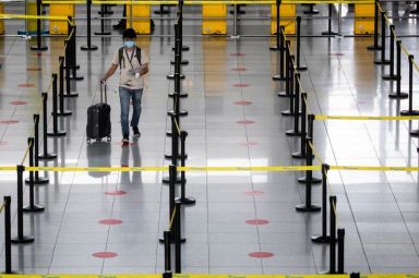 FILE PHOTO: Manila international airport amid Coronavirus outbreak