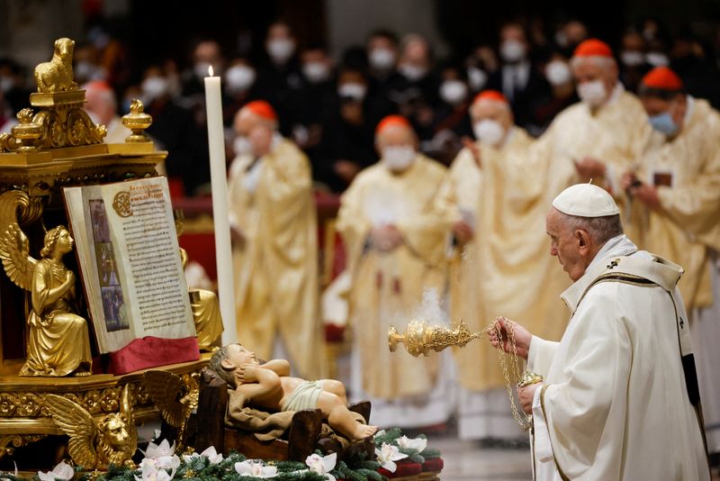 Pope Francis celebrates Mass for the Feast of Epiphany at