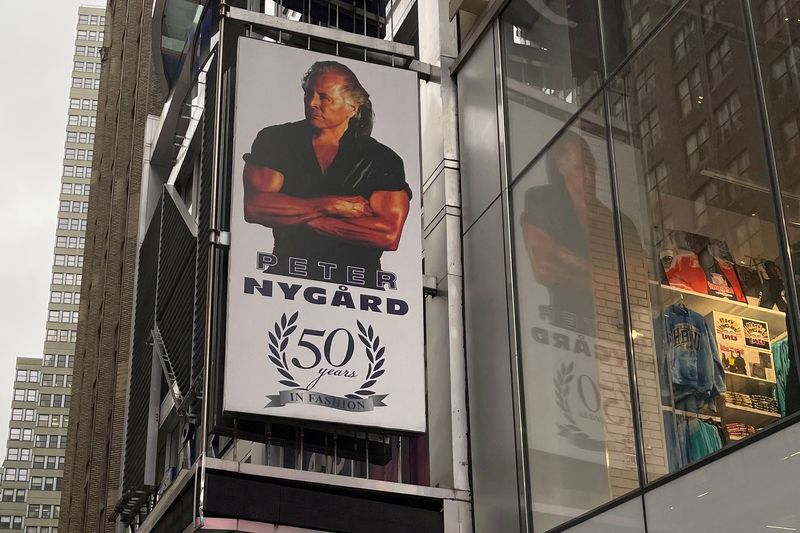 A closed Nygard fashion shop is seen in Midtown Manhattan,