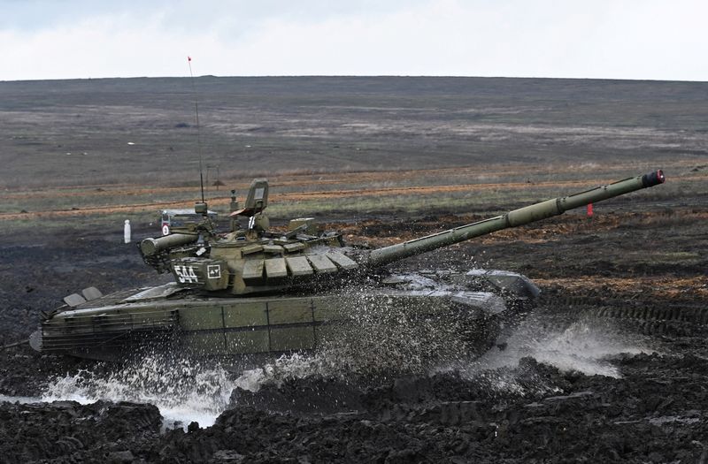 FILE PHOTO: Russian military drills in the Rostov region