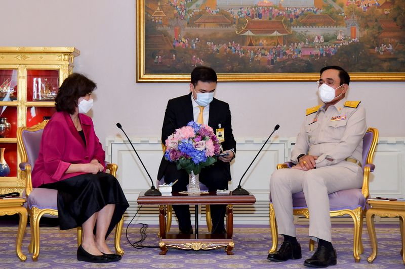 Thailand’s Prime Minister Prayuth Chan-ocha meets with the U.N. Secretary-General’s