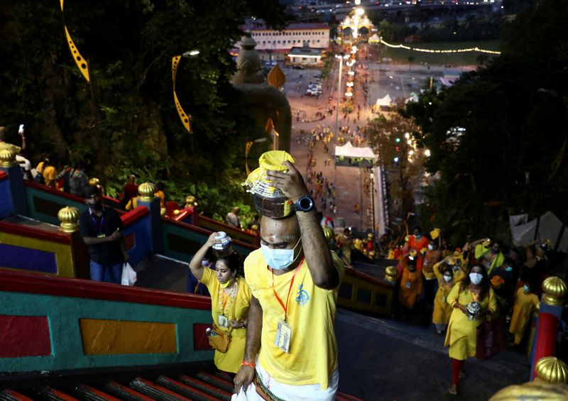 Thaipusam celebration resumes at Sri Subramaniar Swamy Temple in Batu