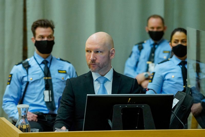 Court hearing for mass killer Anders Behring Breivik’s parole request