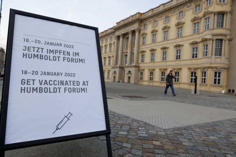 Vaccinations at the Humboldt Forum museum in Berlin