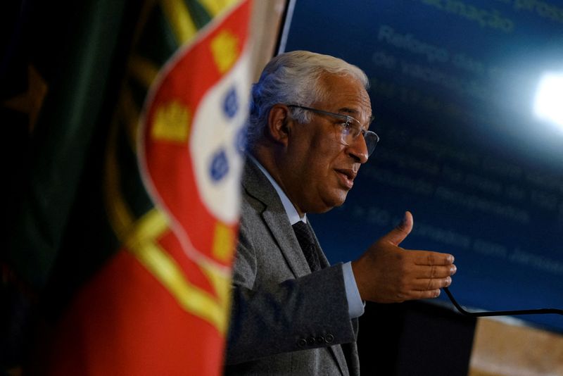 FILE PHOTO: Portugal’s Prime Minister Antonio Costa speaks during a