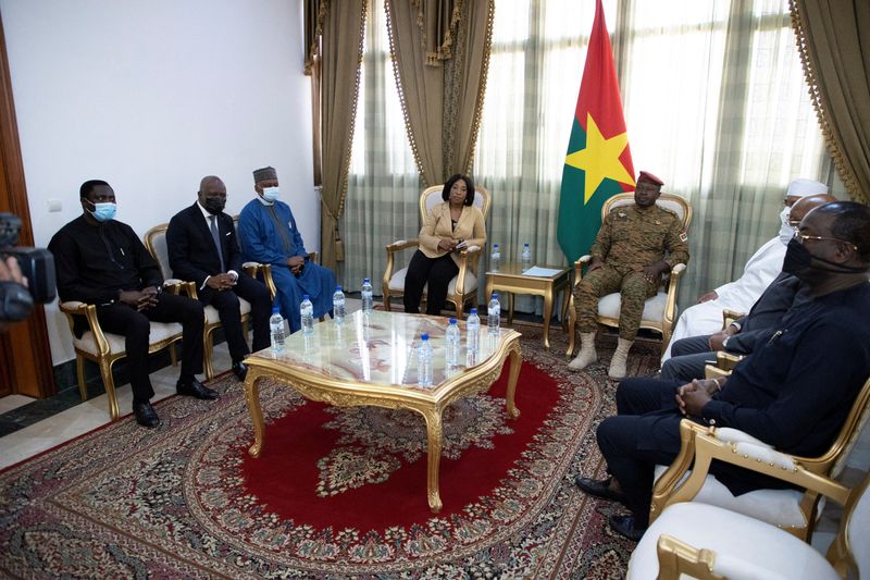 West African and United Nations envoys meet Burkina Faso coup